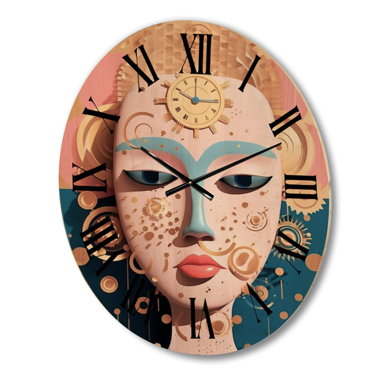 Bless international Radner Solid Wood Wall Clock Wayfair Canada